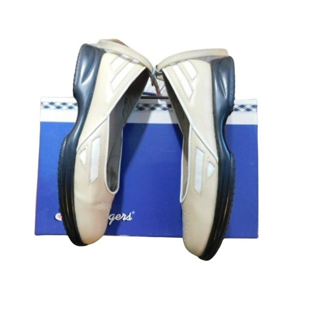 Sandbaggers Size 6 EVA Designer Leather Golf Shoes W/Ankle Strap + Box